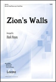 Zion's Walls SSA choral sheet music cover Thumbnail